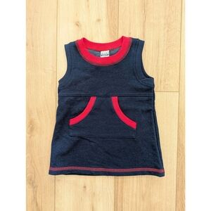 Y2K Baby B.u.m Navy & Red Dress